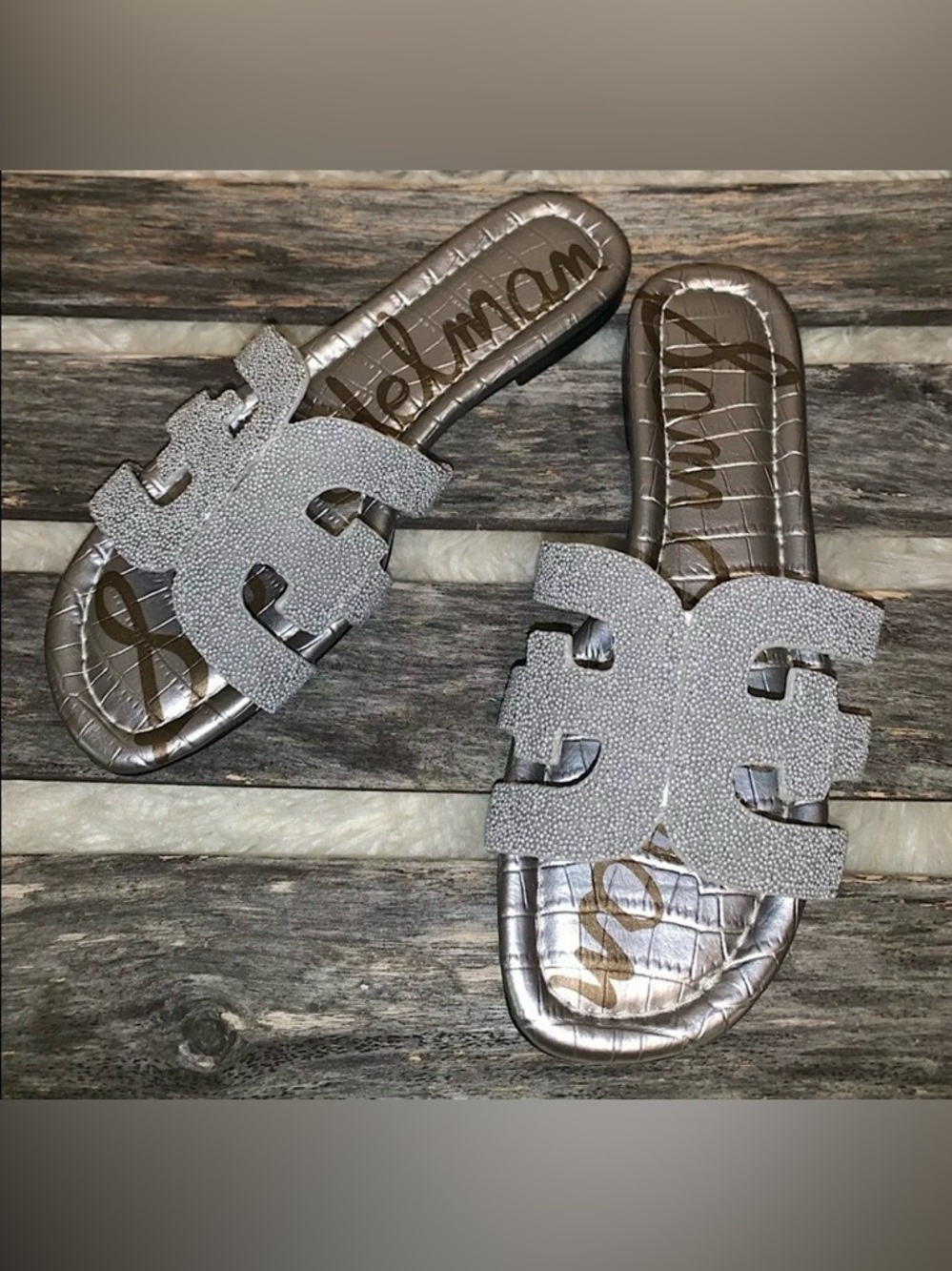 Sam Edelman Bay Cut-out Silver sandal